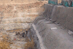 基坑支護施工以及基坑監測方法